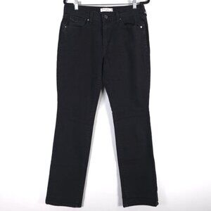LEVI’S STRAIGHT LEG 505‎ Jeans Long Curvy Black Tab Size 10 L/C